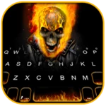 Logo of Fiery Ghost Skull Theme android Application 